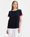 Tommy Hilfiger Crepe Tipped Tricou