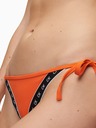 Calvin Klein Cheeky String Side Tie Vermillion Orange Partea inferioară a costumului de baie