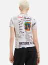Desigual Newspaper Tricou