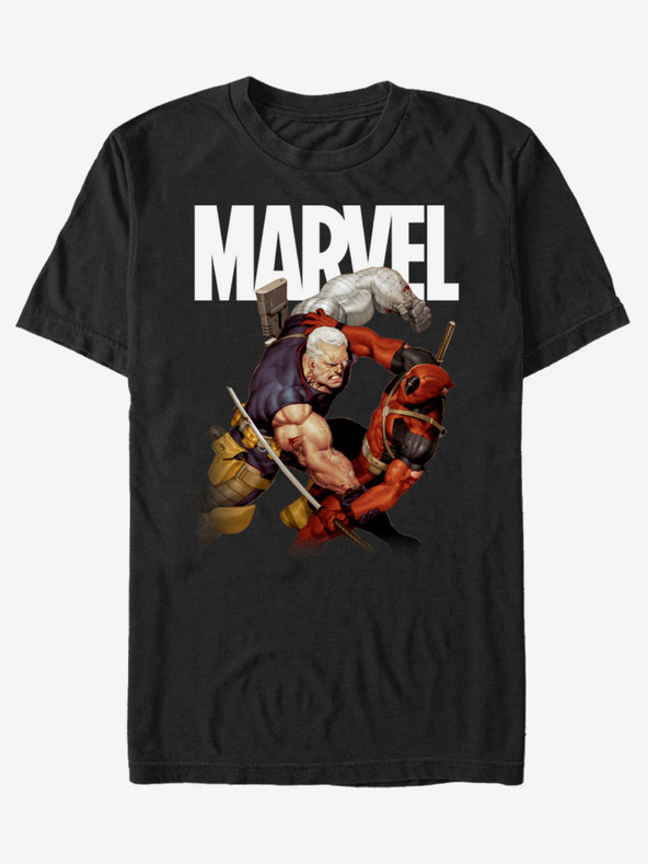 ZOOT.Fan Marvel Deadpool Fight Tricou Negru