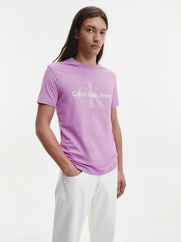 Tricouri Pentru Bărbați - Preț Calvin Klein Jeans Tricou Violet