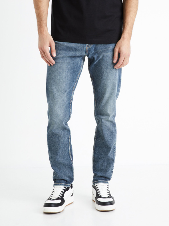 Celio Foslim Jeans Albastru